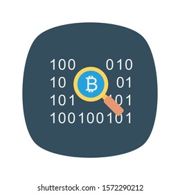 bitcoin & Currency flat icons for bitcoin &  cryptocurrency 