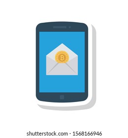 bitcoin & Currency flat icons for  email &  bitcoin