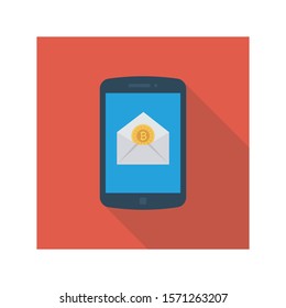 bitcoin & Currency flat icons for  email &  bitcoin