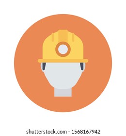 bitcoin & Currency flat icons for engineer  & helmet 