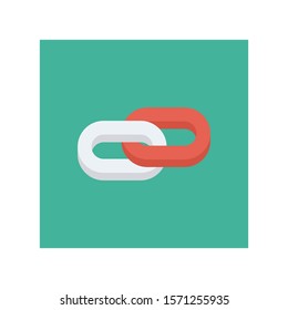 bitcoin & Currency flat icons for link  & URL 