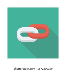 bitcoin & Currency flat icons for link  & URL 