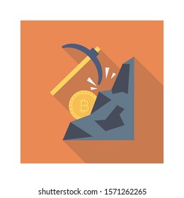 bitcoin & Currency flat icons for money &  currency