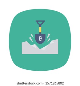 bitcoin & Currency flat icons for money  & cryptocurrency 