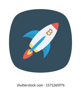 bitcoin & Currency flat icons for bitcoin  & startup 