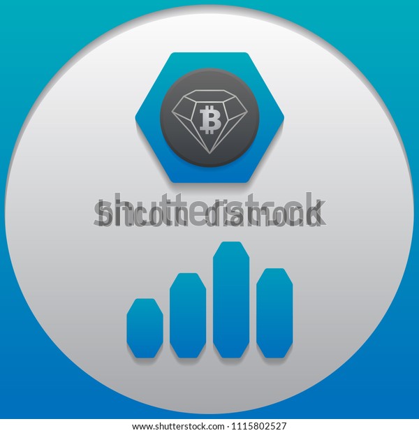 Bitcoin Diamond Crypto Currency Sign Emblem Stock Vector Royalty - 