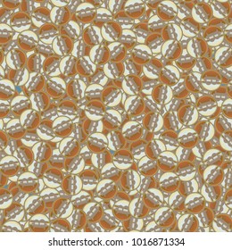 Bitcoin electronic coins seamless pattern for background.