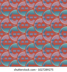 Bitcoin electronic coins seamless pattern for background.