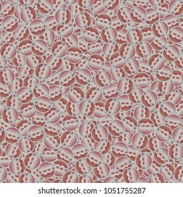 Bitcoin electronic coins seamless pattern for background.