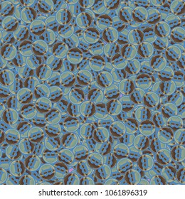 Bitcoin electronic coins seamless pattern for background.