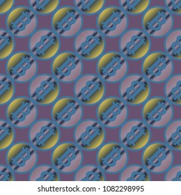 Bitcoin electronic coins seamless pattern for background.