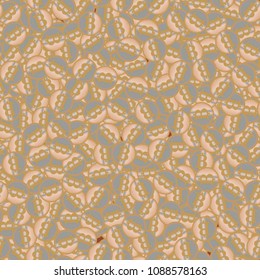 Bitcoin electronic coins seamless pattern for background.