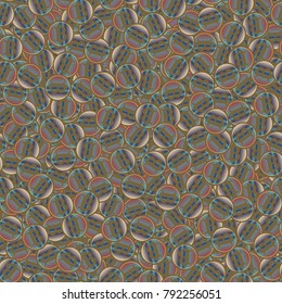 Bitcoin electronic coins seamless pattern for background.