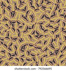 Bitcoin electronic coins seamless pattern for background.
