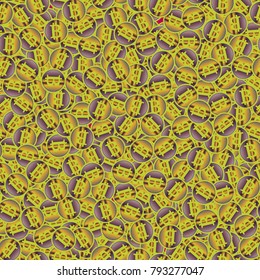 Bitcoin electronic coins seamless pattern for background.