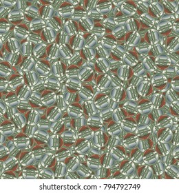 Bitcoin electronic coins seamless pattern for background.
