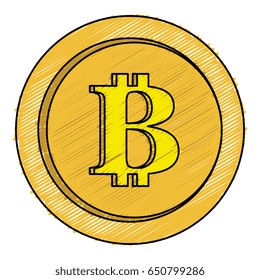 bitcoin electronic money icon