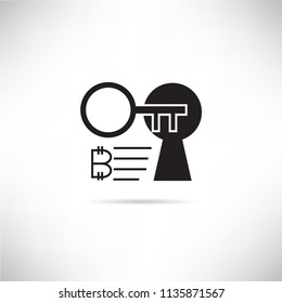 bitcoin encryption key icon