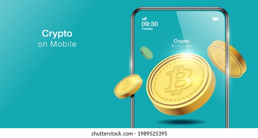Bitcoin exchange. Flat design style web banner of blockchain technology, bitcoin, altcoins, cryptocurrency mining, finance, digital money market, cryptocoin wallet, crypto exchange. Vector