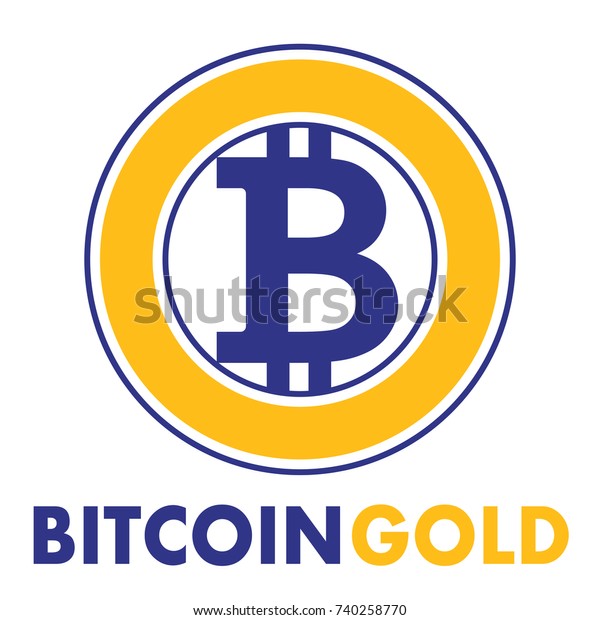 Bitcoin Gold Sign Icon Internet Money Stock Vector Royalty Free - 
