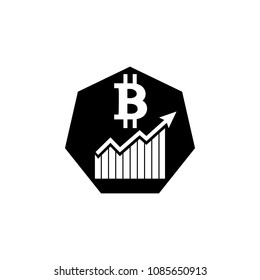 Bitcoin Grow Up Chart icon