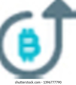 bitcoin growth with increase in high value