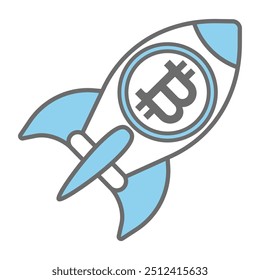 Icono de Bitcoin para criptomoneda, moneda virtual, Plantilla de diseño de dinero digital