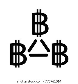 Bitcoin icon design