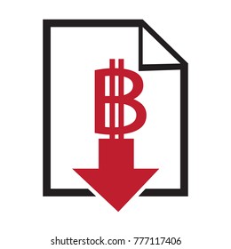 Bitcoin icon design