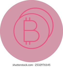 Bitcoin design de ícone para uso comercial pessoal