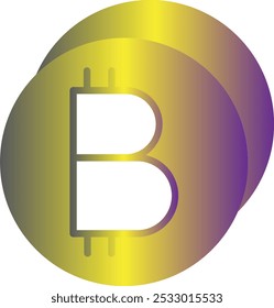 Bitcoin icon design for personal commercial use