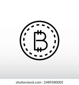 Bitcoin icon. E-commerce and Sales Concept. Vector illustration
