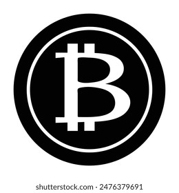 Bitcoin icon. Flat design vector bitcoin icons, signs of modern cryptocurrancy icon in flat style. Golden gray bitcoin illustration.
