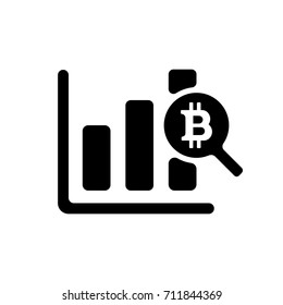 bitcoin icon ( graph / chart)
