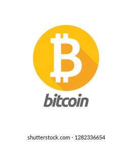 Bitcoin icon graphic design template simple illustration