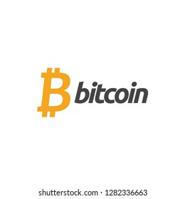 Bitcoin icon graphic design template simple illustration