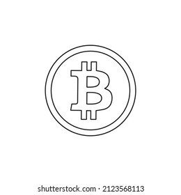 bitcoin icon, illustration vector graphic of bitcoin.
