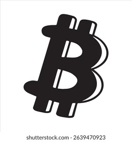 Bitcoin Icon – Modern Crypto Currency Symbol for Digital Finance
