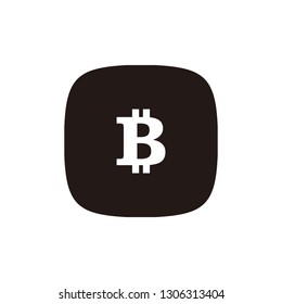 Bitcoin icon sign symbol