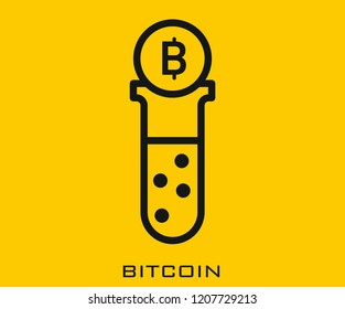 Bitcoin icon signs