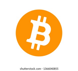 bitcoin icon symbol vector