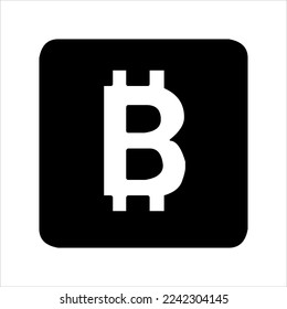 bitcoin icon vector. digital currency bitcoin icon isolated on white background with assorted shapes. cool and unique bitcoin icon set.