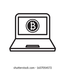 Bitcoin icon vector , bitcoin money