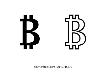 Bitcoin icon vector. bitcoin sign and symbol. payment symbol. cryptocurrency logo