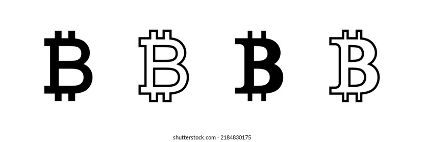 Bitcoin icon vector. bitcoin sign and symbol. payment symbol. cryptocurrency logo
