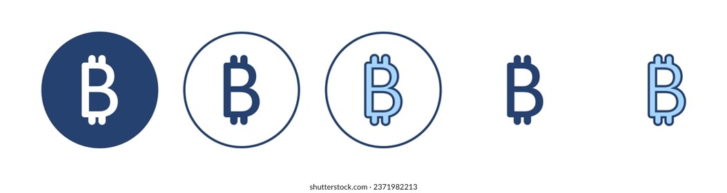 Bitcoin icon vector. bitcoin sign and symbol. payment symbol. cryptocurrency logo