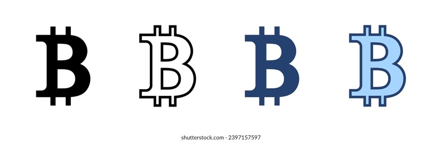 Bitcoin icon vector. bitcoin sign and symbol. payment symbol. cryptocurrency logo