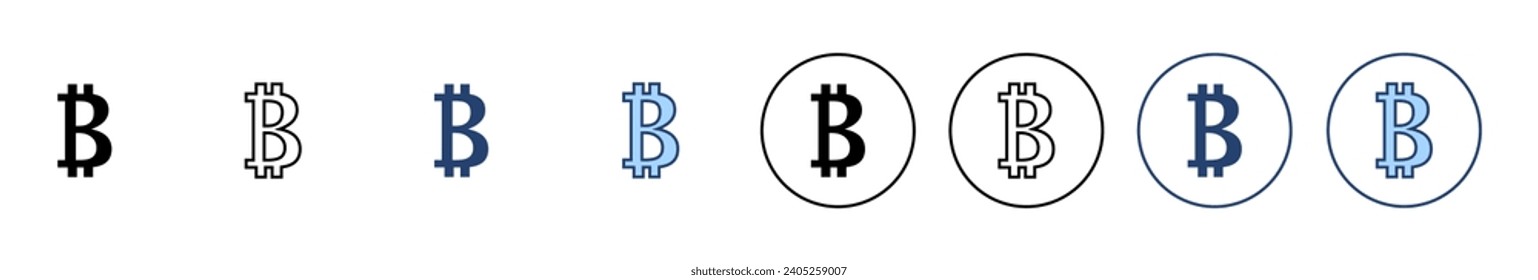Bitcoin icon vector. bitcoin sign and symbol. payment symbol. cryptocurrency logo