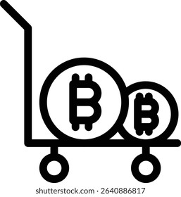 A Bitcoin icon is a visual symbol representing the cryptocurrency Bitcoin. Typically styled as a  with two vertical strokes, it signifies digital currency, blockchain technology, and decentralized fi
