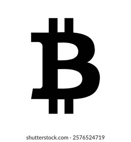 Bitcoin icon web design in vector